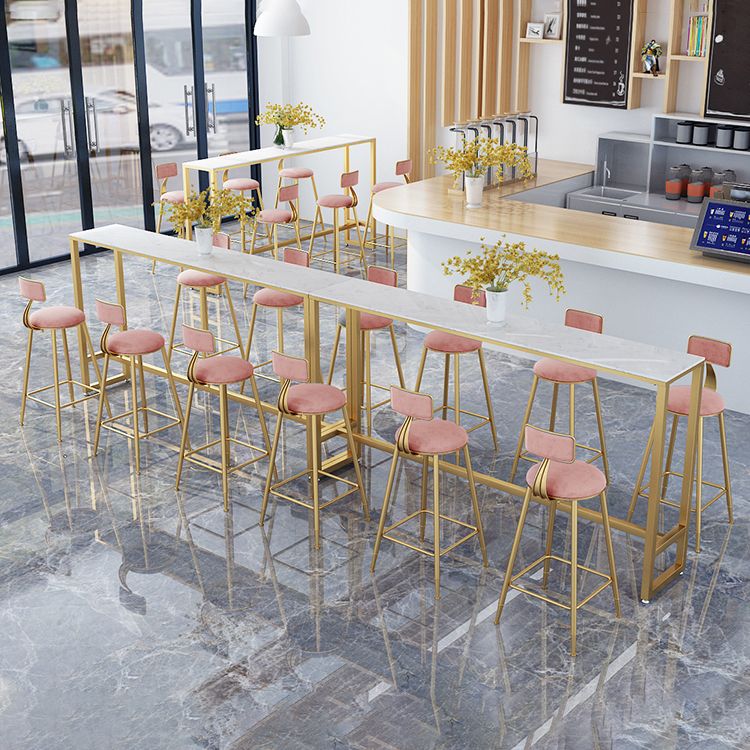 Nordic Style Rectangle Sintered Stone Table Bar Counter Table for Home Clearhalo 'Bar Furniture' 'Bar Tables' 'bar_tables' 'furn' 'furn_bar_tables' 'Furniture' 'furniture_bar_tables' 'Kitchen & Dining Furniture' 1200x1200_c8ce9c59-d76c-4691-a817-cbde042f238b