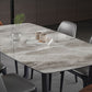 Rectangle Trestle Base Industrial Table Grey Tone Fixed Table with Sintered Stone Clearhalo ' dining_table' 'Dining Tables & Seating' 'Dining Tables' 'furn' 'furn_dining_table' 'Furniture' 'furniture_dining_table' 'Kitchen & Dining Furniture' 'kitchen&dining_furn' 'kitchen' 'kitchen_dining_table' 1200x1200_c8d0fc2e-63eb-4b9a-8456-d7de0b862c34