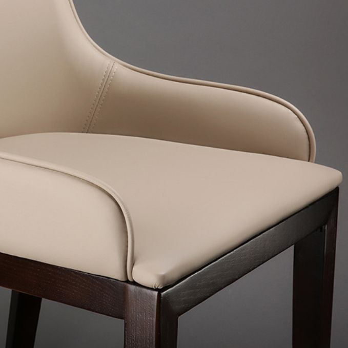 Contemporary Dining Chairs Upholstered Chairs with Solid Wood Base Clearhalo 'Dining Chairs' 'Dining Tables & Seating' 'dining_chair' 'furn' 'furn_dining_chair' 'Furniture' 'Kitchen & Dining Furniture' 1200x1200_c8d1eefd-64f8-4352-897e-ad06246e4f96