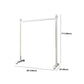Modern Minimalist Metallic Coat Rack Free Standing 2 Leg Base Coat Rack Clearhalo 'Entry & Mudroom Furniture' 'furn' 'furn_hall_tree_coat_racks' 'Furniture' 'Hall Trees & Coat Racks' 'hall_tree_coat_racks' 1200x1200_c8d55dae-44ee-459c-bf96-be429d65ab3f