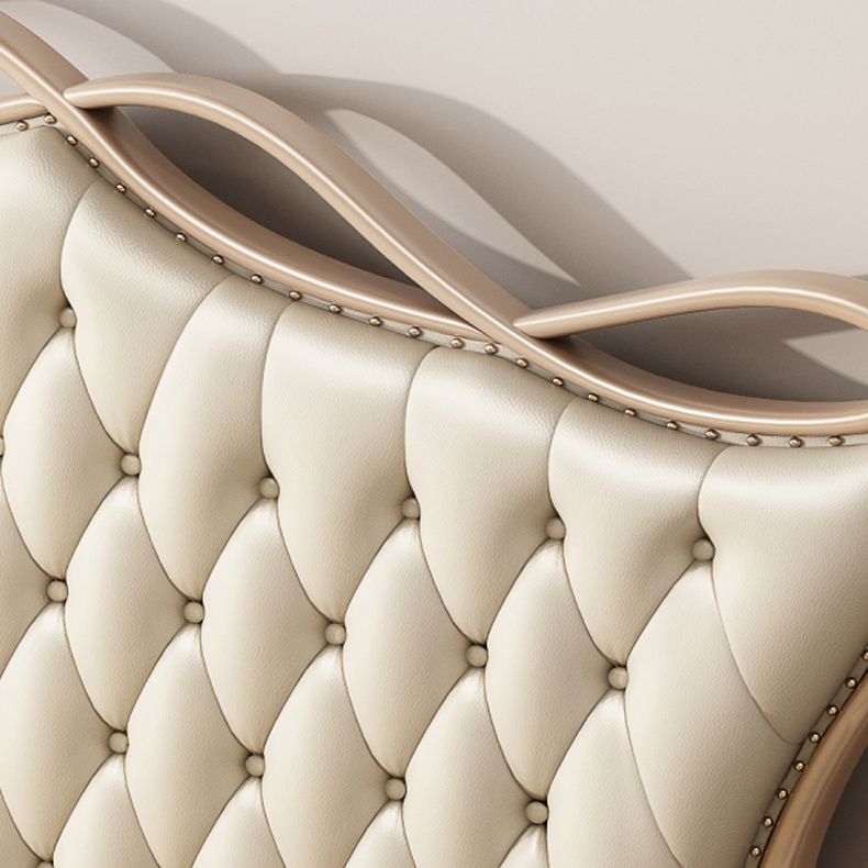 Victoriaans verstelbare hoogte bed gestoffeerd hoofdeinde standaardbed