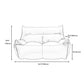 Modern Faux Leather Pillow Top Arm Sofa Sewn Pillow Back Sofa for Apartment Clearhalo 'furn' 'furn_sofas' 'Furniture' 'furniture_sofas' 'kitchen' 'kitchen_sofas' 'Living Room Furniture' 'Sofa' 'sofas' 1200x1200_c8d5e46b-9080-44a8-9014-1f7dfd4ea49c