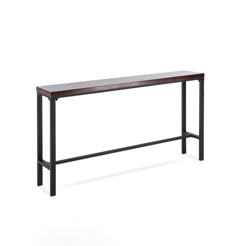 Industrial Rectangle Bar Table Set 1/5 Pieces Solid Wood Counter Table for Indoor Clearhalo 'Bar Furniture' 'furn' 'furn_home_bar_bar_sets' 'Furniture' 'Home Bars & Bar Sets' 'home_bar_bar_sets' 'Kitchen & Dining Furniture' 1200x1200_c8d692c0-a15d-449c-abca-61a7d9352ee9