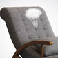25.59"Wide Accent Chair Cotton Blend Lounge Chair with Sled Base Clearhalo 'Accent Chairs' 'accent_chairs' 'Chairs & Seating' 'furn' 'furn_accent_chairs' 'Furniture' 'Living Room Furniture' 1200x1200_c8d943a5-f1c9-42e1-83ea-50265f61e3df