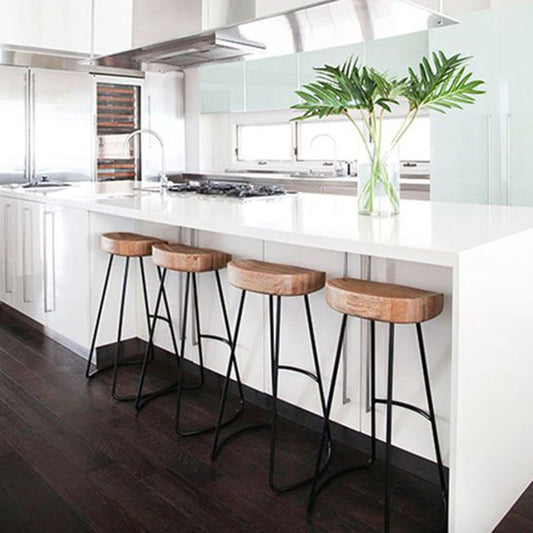 Contemporary Solid Wood Matte Finish Barstool Footrest Backless Stool Clearhalo 'Bar Furniture' 'Bar Stools' 'bar_stools' 'furn' 'furn_bar_stools' 'Furniture' 'furniture_bar_stools' 'Kitchen & Dining Furniture' 1200x1200_c8d9ae53-5e60-4f71-bd87-36a2035ec5ca