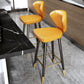 Scandinavian Swivel Leather Counter Stools Black Low Back Bar Stools with Footrest Clearhalo 'Bar Furniture' 'Bar Stools' 'bar_stools' 'furn' 'furn_bar_stools' 'furniture_bar_stools' 'Kitchen & Dining Furniture' 'kitchen&dining_furn' 'kitchen' 'kitchen_furn' Furniture' 1200x1200_c8db89d9-8c8a-4df2-ab75-7a09636ed9cc