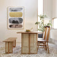 Contemporary Khaki Rectangle Dining Table Solid Wood Standard Dining Table for Kitchen Clearhalo ' dining_table' 'Dining Tables & Seating' 'Dining Tables' 'furn' 'furn_dining_table' 'Furniture' 'furniture_dining_table' 'Kitchen & Dining Furniture' 'kitchen&dining_furn' 'kitchen' 'kitchen_dining_table' 1200x1200_c8dcf3aa-0250-4f46-8962-5bf42bd329a7