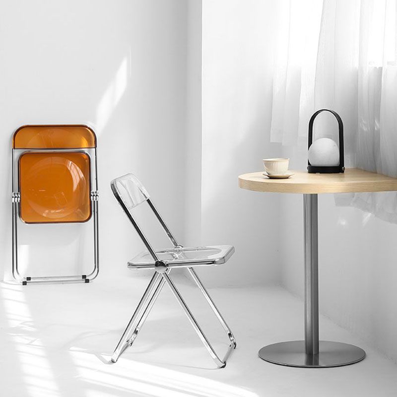 Industrial Style Plastic Dining Armless Chair Open Back Dining Side Chairs Clearhalo ' kitchen&dining_furn' 'Dining Chairs' 'Dining Tables & Seating' 'dining_chair' 'furn' 'furn_dining_chair' 'Furniture' 'furniture_dining_chair' 'Kitchen & Dining Furniture' 'kitchen' 1200x1200_c8dd3300-a695-49f3-9d95-02767f2e3280