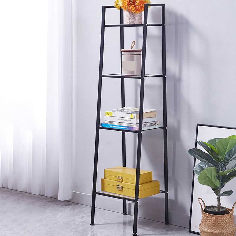 Modern Style Steel Bookshelf Ladder Open Shelf Bookcase for Home Clearhalo 'Bookcases' 'furn' 'furn_bookcases' 'Furniture' 'furniture_bookcases' 'Office Furniture' 1200x1200_c8ddf587-3e21-4067-b918-6bfc9855ac2e