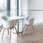 Glam Simple Design Plastic Dining Armless Chair Solid Back Dining Side Chairs Clearhalo ' kitchen&dining_furn' 'Dining Chairs' 'Dining Tables & Seating' 'dining_chair' 'Furniture' 'furniture_dining_chair' 'Kitchen & Dining Furniture' 'kitchen' 1200x1200_c8df4a0c-57f5-47d1-8b38-4742e189c3a6