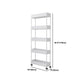 Modern Plastic Bookcase, White, Bookshelf for Any Room, 16" L