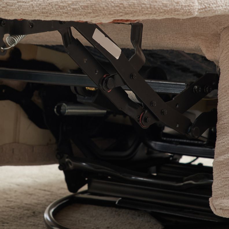 Contemporary Recliner Chair Swivel Rocker Metal Indoor Solid Color Side Pockets Clearhalo 'Chairs & Seating' 'furn' 'furn_recliners' 'Furniture' 'Living Room Furniture' 'Recliners' 1200x1200_c8e437dc-855c-4047-8a3e-99e9e933f672