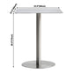 Industrial Style Silver Dining Table Stainless Steel Table for Home Use Clearhalo ' dining_table' 'Dining Tables & Seating' 'Dining Tables' 'furn' 'furn_dining_table' 'Furniture' 'furniture_dining_table' 'Kitchen & Dining Furniture' 'kitchen&dining_furn' 'kitchen' 'kitchen_dining_table' 1200x1200_c8e57edd-afad-4512-89ec-f8b25b8f27ac