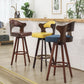 Nordic Style Counter and Bar Stool Backrest Solid Wood Upholstered Counter Chair Clearhalo 'Bar Furniture' 'Bar Stools' 'bar_stools' 'furniture_bar_stools' 'Kitchen & Dining Furniture' 'kitchen&dining_furn' 'kitchen' 'kitchen_furn' Furniture' 1200x1200_c8e645f7-52cf-4644-8e31-0ff87cb17086