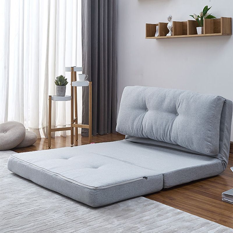 現代のリネンアームレスソファベッド標準ソファ折りたたみ式ソファリビングルーム