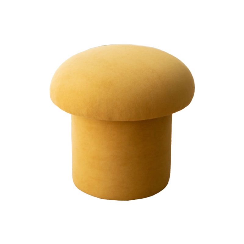 Plain Pouf Mushroom Shaped Sherpa Fade Resistant Upholstered Pouf Ottoman Clearhalo 'furn' 'furn_ottomans_poufs' 'Furniture' 'Living Room Furniture' 'Ottomans & Poufs' 'ottomans_poufs' 1200x1200_c8e82943-1453-44d8-9e21-a7857071b9b1
