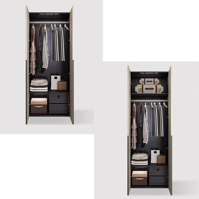 Armario blanco de madera fabricada gabinete de almacenamiento moderno para dormitorio