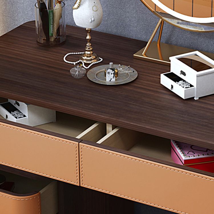 Tocador glamoroso con 5 cajones tocador de madera maciza tocador