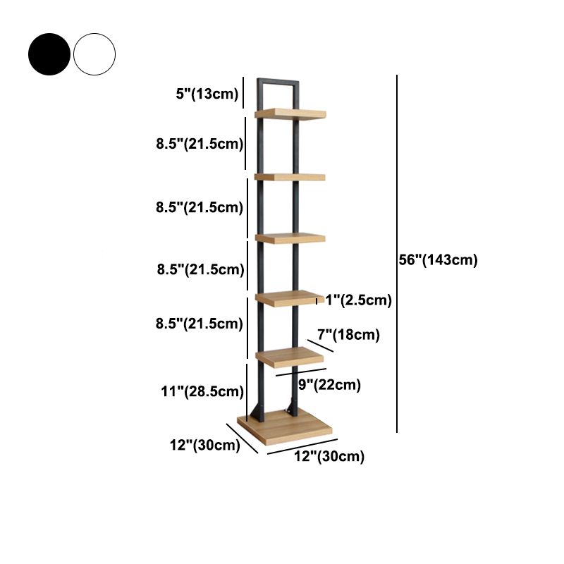 Modern Style Wooden Bookshelf Vertical Shelf Bookcase for Home Clearhalo 'Bookcases' 'furn' 'furn_bookcases' 'Furniture' 'furniture_bookcases' 'Office Furniture' 1200x1200_c8ea8409-43de-4559-a221-9e8bb15565e5