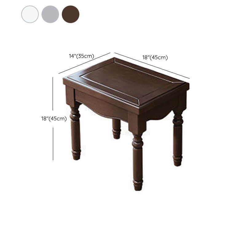 Victorian Dressing Table with 2-Drawers and Mirror Make-up Vanity