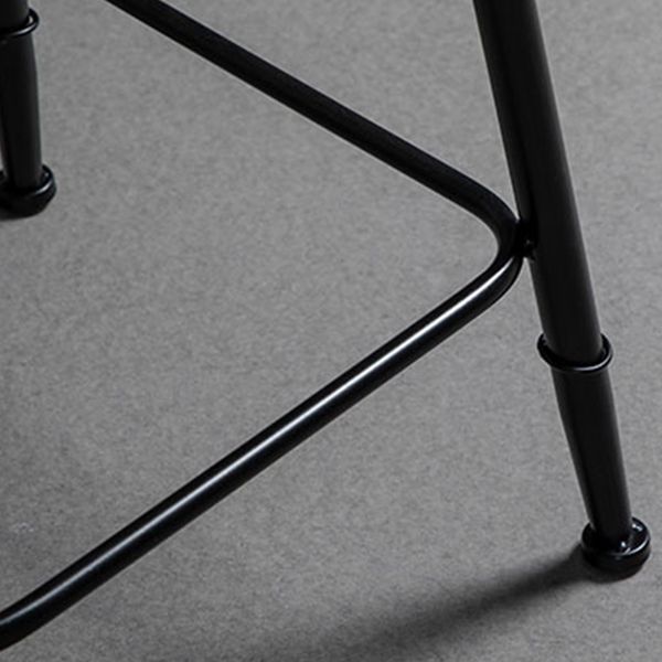 Industrial Round Bar Table Set 1/3 Pieces Stone Counter Table with Upholstered Stools Clearhalo 'Bar Furniture' 'furn' 'furn_home_bar_bar_sets' 'Furniture' 'Home Bars & Bar Sets' 'home_bar_bar_sets' 'Kitchen & Dining Furniture' 1200x1200_c8ec9456-62b7-4db3-85ec-cd480b73c114