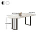 Stone Dining Room Collection Contemporary Double Pedestal Dining Table for Home Clearhalo 'Dining Tables & Seating' 'Dining Tables' 'dining_table' 'furn' 'furn_dining_table' 'Furniture' 'Kitchen & Dining Furniture' 1200x1200_c8ed7b7b-c0d0-4c23-9827-96de0484c768