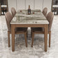 Rectangle Dining Site Table Midcentury Style Stone Dinner Room Kitchen Table Clearhalo ' dining_table' 'Dining Tables & Seating' 'Dining Tables' 'furn' 'furn_dining_table' 'Furniture' 'furniture_dining_table' 'Kitchen & Dining Furniture' 'kitchen&dining_furn' 'kitchen' 'kitchen_dining_table' 1200x1200_c8ee388c-770c-450c-8acb-986e06f18ab4