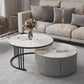 Modern Round End Table Living Room No Distressing Side Table with Drawers Clearhalo 'Coffee & Accent Tables' 'Coffee Tables' 'coffee_tables' 'furn' 'furn_coffee_tables' 'Furniture' 'Living Room Furniture' 1200x1200_c8ee8a34-c43d-49c6-8607-2bc0d7e6082f