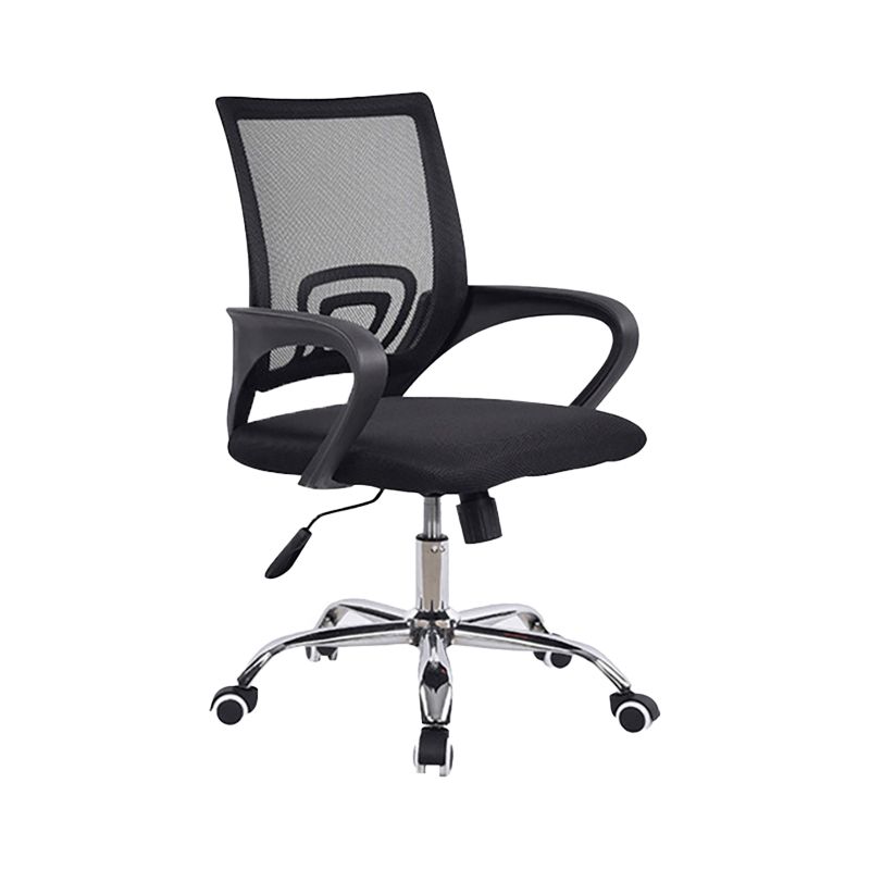 Contemporary Tilt Mechanism Microfiber Chair Task Mid-Back Arm Chair Clearhalo 'furn' 'furn_office_chair' 'Furniture' 'Office Chairs' 'Office Furniture' 'office_chair' 1200x1200_c8efab62-fdf4-409c-90b1-3e5db0b3bd51