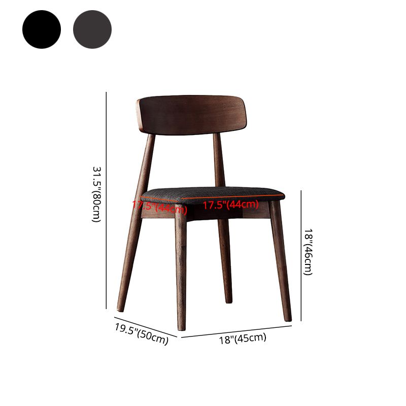 Scandinavian Style Wood Dining Chair Open Back Dining Side Chair (Set of 2) Clearhalo ' kitchen&dining_furn' 'Dining Chairs' 'Dining Tables & Seating' 'dining_chair' 'furn' 'furn_dining_chair' 'Furniture' 'furniture_dining_chair' 'Kitchen & Dining Furniture' 'kitchen' 1200x1200_c8f0c9e9-dcaf-470f-a46e-6eb162cfe1cf