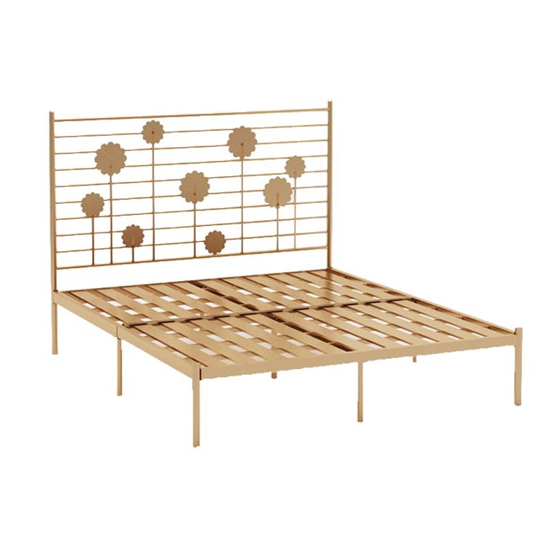 Lit glamour ouvert à cadre en métal lit rectangulaire lit standard lit standard