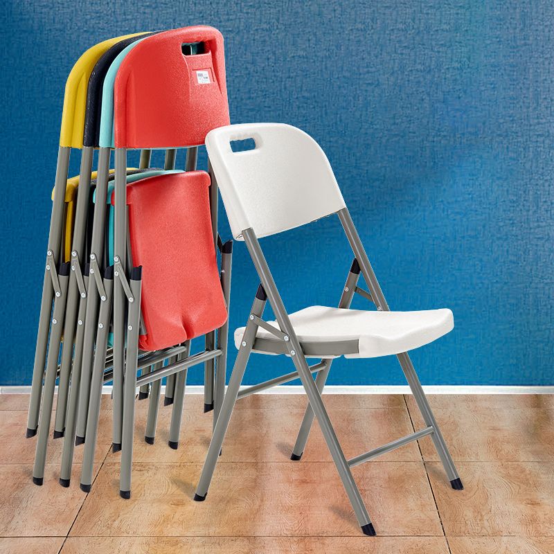 Sedia reclinabile in plastica contemporanea standard a colore singolo con gambe