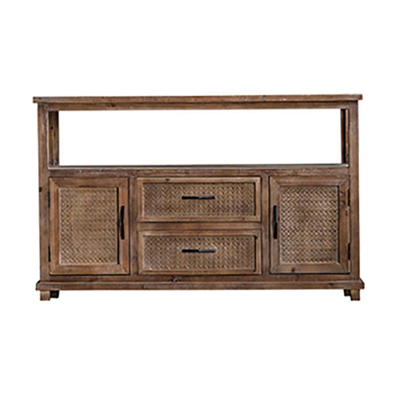 Industrial Wood Drawers Included Cabinet Distressed Brown Accent Cabinet Clearhalo 'Cabinets & Chests' 'cabinets_chests' 'furn' 'furn_cabinets_chests' 'Furniture' 'Living Room Furniture' 1200x1200_c8f991be-7149-4184-bb24-d0cd7047a3e9