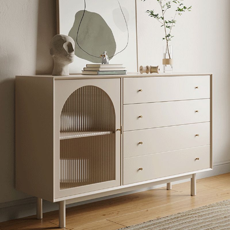 Contemporary Dining Buffet with Drawers Wood Buffet Server for Kitchen Clearhalo 'buffet_sideboard' 'Buffets & Sideboards' 'furn' 'furn_buffet_sideboard' 'Furniture' 'Kitchen & Dining Furniture' 1200x1200_c8f9f5cd-9d72-4b72-94c1-23c7b07c7660