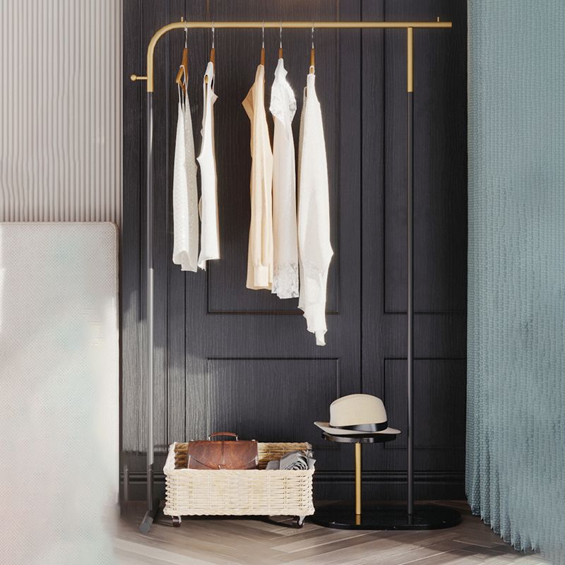 Simplicité Metal Hall Tree Tree Standing Coat Rack avec crochet de manteau