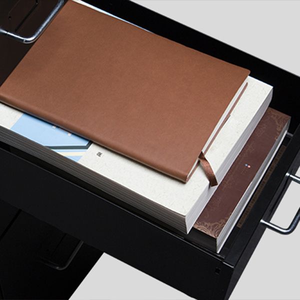 Archivos contemporáneos Pedestal de archivo de archivo de fuego de acero marco de acero para oficina