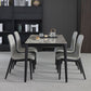 Minimalist Sintered Stone Table Set with Rectangular Table and Upholstered Chairs Clearhalo 'Dining Room Sets' 'Dining Tables & Seating' 'dining_room_set' 'furn' 'furn_dining_room_set' 'Furniture' 'furniture_dining_room_set' 'Kitchen & Dining Furniture' 'kitchen&dining_furn' 'kitchen' 1200x1200_c8fcea98-1b29-4993-b029-02df33ac9b80