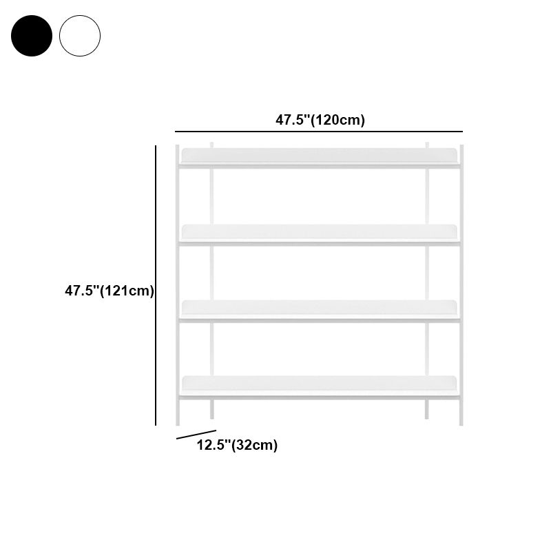Modern Style Metal Bookshelf Open Etagere Shelf Bookcase for Home Clearhalo 'Bookcases' 'furn' 'furn_bookcases' 'Furniture' 'furniture_bookcases' 'kitchen' 'kitchen_bookcases' 'Living Room Furniture' 'Office Furniture' 1200x1200_c8febcda-44a1-41b2-872a-6abac47eb975
