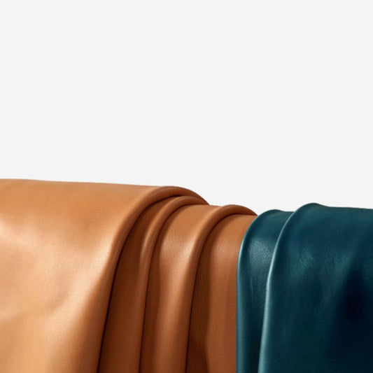 Modern Leather Fixed Back Chair in Brown Upholstered Flared Arms Chair Clearhalo 'Accent Chairs' 'accent_chairs' 'Chairs & Seating' 'furn' 'furn_accent_chairs' 'Furniture' 'Living Room Furniture' 1200x1200_c8ffae99-2173-45e3-96f2-25caf37bb569