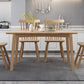 Oak Table Dining Table Contemporary Dinner Room Kitchen Table with 4-foot Clearhalo ' dining_table' 'Dining Tables & Seating' 'Dining Tables' 'Furniture' 'furniture_dining_table' 'Kitchen & Dining Furniture' 'kitchen&dining_furn' 'kitchen' 'kitchen_dining_table' 1200x1200_c9004f75-6b70-4bc4-adc7-b6c799a2333c