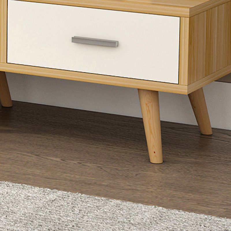 Scandinavian Style Wood TV Stand Enclosed Storage Stand Console with Drawers Clearhalo 'furn' 'furn_tv_stands_entertainment_centers' 'Furniture' 'Living Room Furniture' 'TV Stands & Entertainment Centers' 'TV Stands & Media Storage Furniture' 'tv_stands_entertainment_centers' 1200x1200_c9010f2c-d656-4bd8-b405-b4e235cc530a