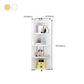 Modern Engineered Wood Bookshelf Corner Book Shelf for Living Room