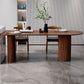 Contemporary Free Form Dining Table Solid Wood Dining Table for Kitchen