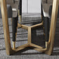 Luxury Marble Top Dining Table Rectangle Indoor Table with Trestle Base Clearhalo 'Dining Tables & Seating' 'Dining Tables' 'dining_table' 'furn' 'furn_dining_table' 'Furniture' 'furniture_dining_table' 'Kitchen & Dining Furniture' 'kitchen' 'kitchen_dining_table' 1200x1200_c9046d16-de5c-4bb8-8f76-d617955cadff