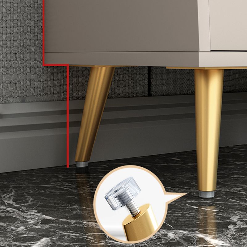 23,62 "Bois de large et métal 1 - armoire d'accent de porte, 2 - armoire d'accent tiroir - bois