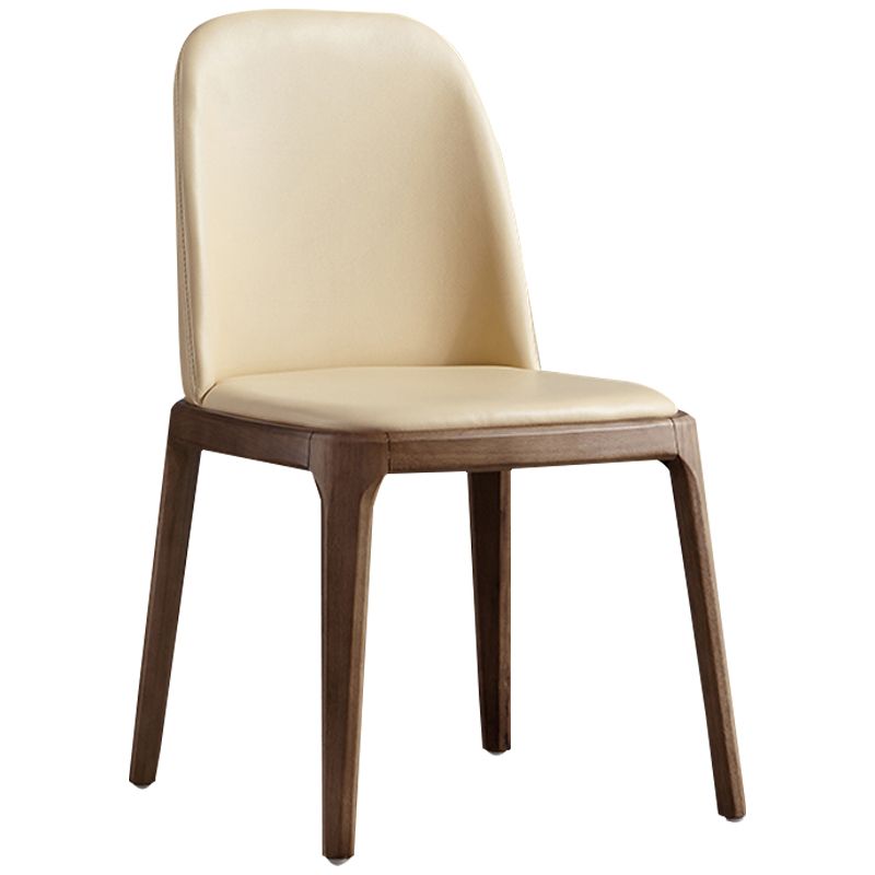 Industrial Leather Restaurant Side Chair Parsons Dining Chair Clearhalo ' kitchen&dining_furn' 'Dining Chairs' 'Dining Tables & Seating' 'dining_chair' 'furn' 'furn_dining_chair' 'Furniture' 'furniture_dining_chair' 'Kitchen & Dining Furniture' 'kitchen' 1200x1200_c9079bd8-9488-472d-8be6-a5a2078ee7f1