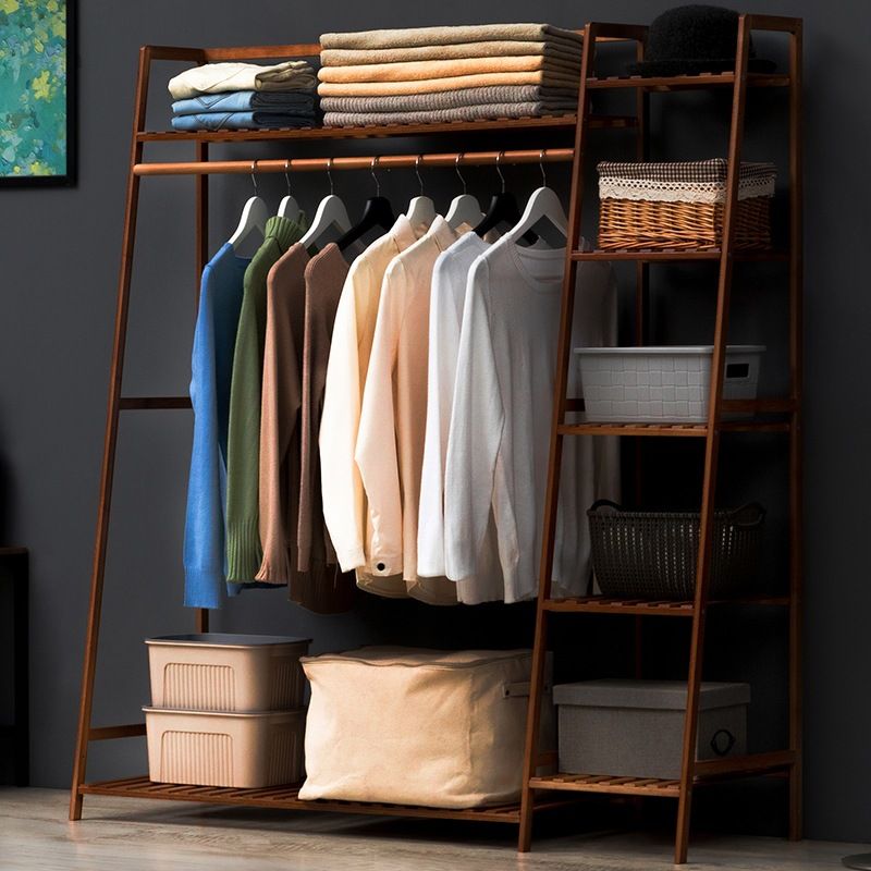 Rastrello in stile contemporaneo in bambù solido planimetro di design per soggiorno per soggiorno