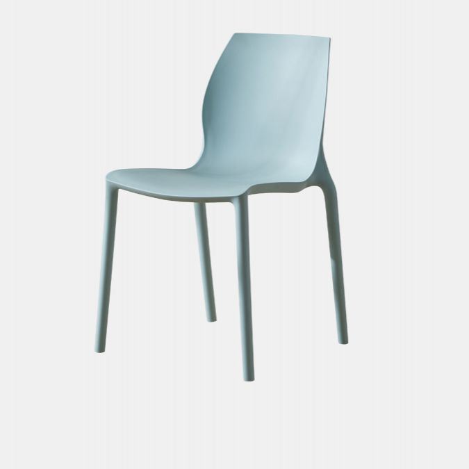 Contemporary Plastic Dining Room Chair Multicolor Stackable Side Chair Clearhalo ' kitchen&dining_furn' 'Dining Chairs' 'Dining Tables & Seating' 'dining_chair' 'furn' 'furn_dining_chair' 'Furniture' 'furniture_dining_chair' 'Kitchen & Dining Furniture' 'kitchen' 1200x1200_c90a9a57-d571-41ea-960f-2b45e42751df