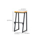 Contemporary Wood Counter Stools Metal Bar Stool for Home Use Clearhalo 'Bar Furniture' 'Bar Stools' 'bar_stools' 'furn' 'furn_bar_stools' 'Furniture' 'Kitchen & Dining Furniture' 1200x1200_c90d4824-af2a-4912-9718-76f6b0f19b8b