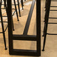 Dark Brown Bar Set with Pine Wood Top 1/2/5/9 Pieces Industrial Rectangle Pub Table Set Clearhalo 'Bar Furniture' 'furn' 'furn_home_bar_bar_sets' 'Furniture' 'Home Bars & Bar Sets' 'home_bar_bar_sets' 'Kitchen & Dining Furniture' 1200x1200_c90efbb1-f8b2-4974-a9af-c8bf457b12c2
